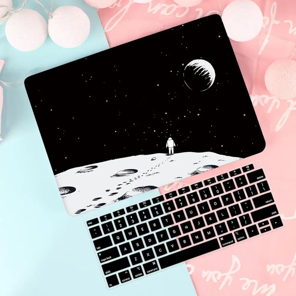 

Marble Design Laptop Case Cover for Macbook Air 13 Mac Book 2019 Retina Pro 13 15" Touch bar A2159 A1932 A1706 Keyboard Cover