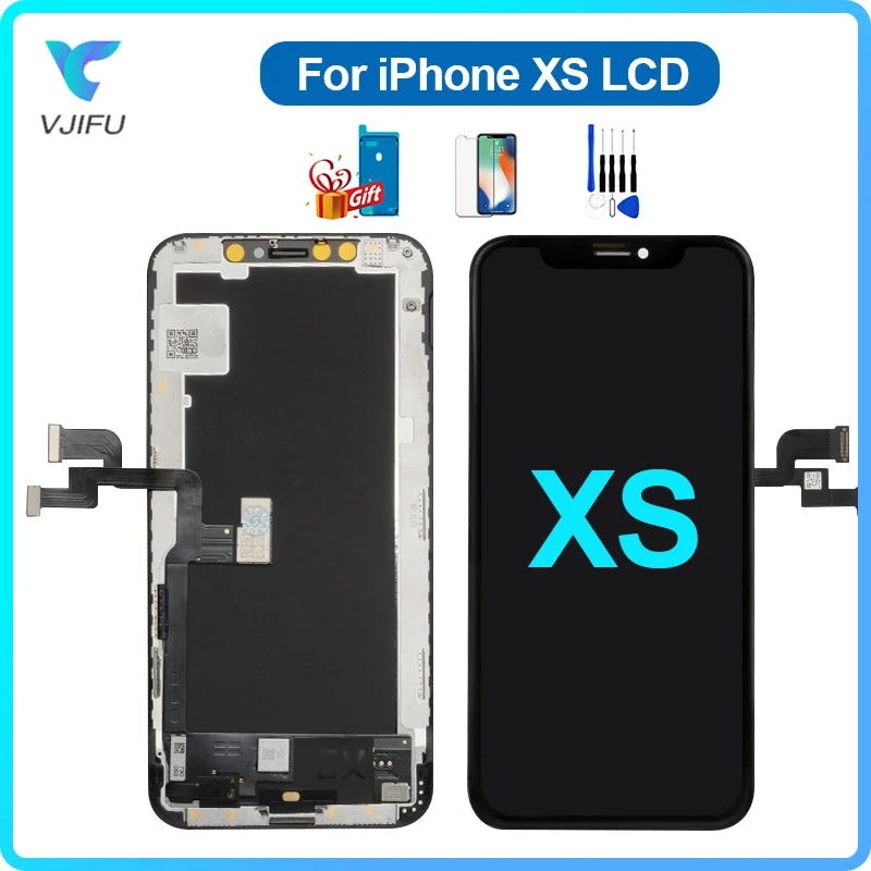 

OLED LCD For iPhone XS Display Touch Screen A2097 A1920 A2100 Ecran Digitizer Assembly Replacement Phones Repair No Dead Pixels