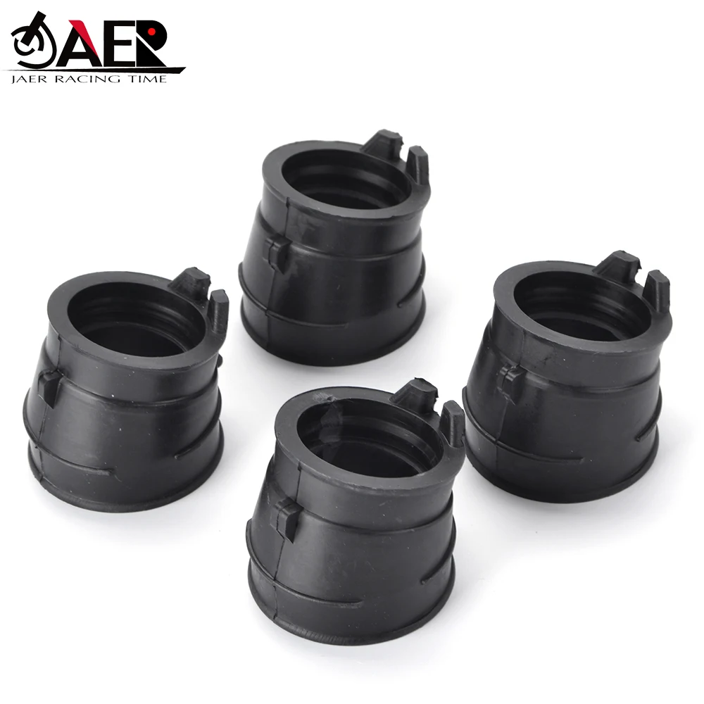 4PCS Carburetor Adapter Inlet Intake Rubber Manifold For Honda CB250 Hornet 1996-2008 CB 250 JADE250 CBR250 MC14 MC17