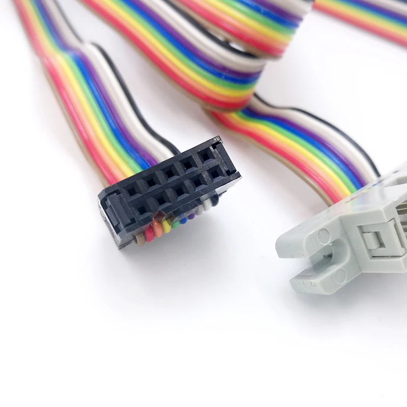 PLC connector extention cable line 10pin Frequency converter panel extention line Female male 0.5m 1m 2m image 2