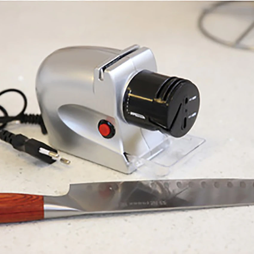 220V 0.06W Household Electric Knife Sharpener Multi-functional Fast Grindstone Screwdriver Scissors Sharpening Gadgets