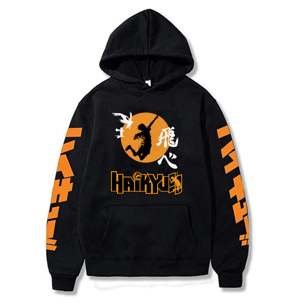 Japan Anime Haikyuu Cosplay Men Hoodie  Man/Women Harajuku Sweatshirt Student Pullover Hooded Jacket Sportswear 2020 New