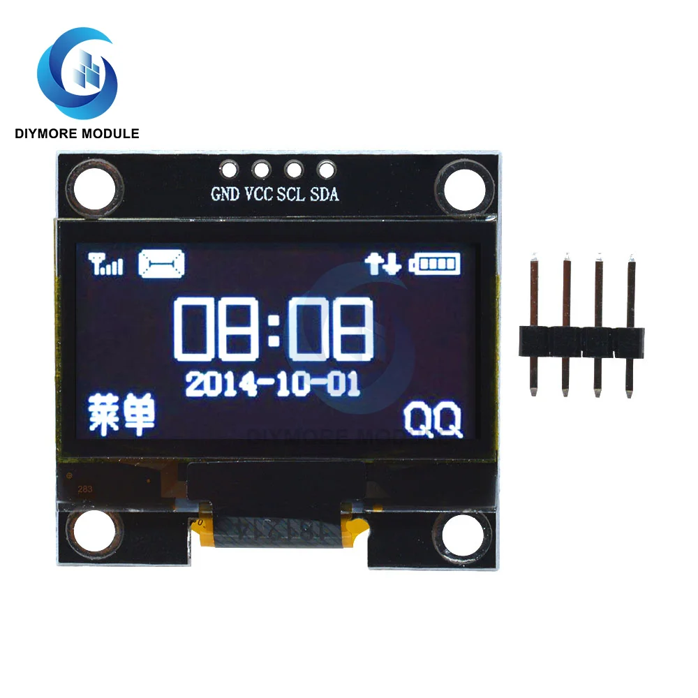 1.3" OLED Display Module White/Blue Color 128*64 IIC I2C Interface Communication SSH1106 Controller 12864 For Arduino