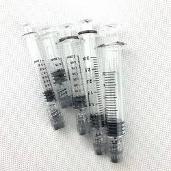 Borosilicate Glass Syringe  - 1ml , 2.5ml, 3.5ml, 5ml optional Capacity