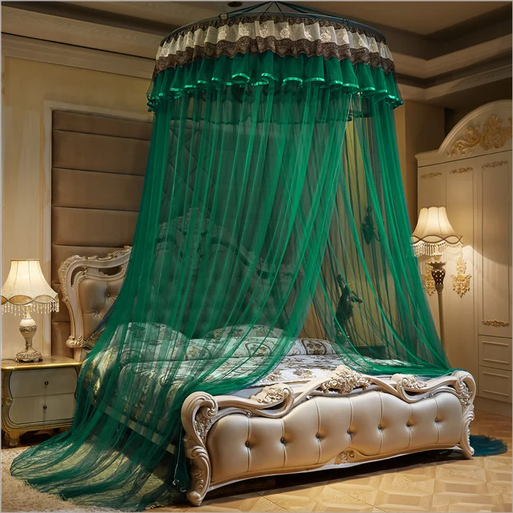 New Design Hung Dome Princess Mosquito Net Insect Bed Canopy Netting Lace Round Mosquito Nets Protect You with Good Sleepping