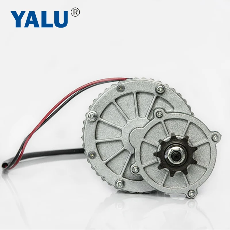 YALU motor MY1018 250W 24V/36V DC Gear Brushed Motor Engine Ebike Scooter Electric Bike DC Motor