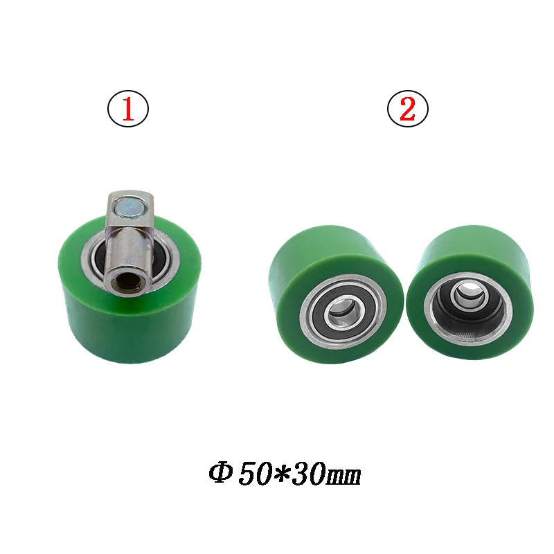 10 قطع من ماكينة تغليف باربران عجلة مطاطية مستوردة من مادة السيليكون مع عمود سبع كلمات ولا تحتوي على رمح #5