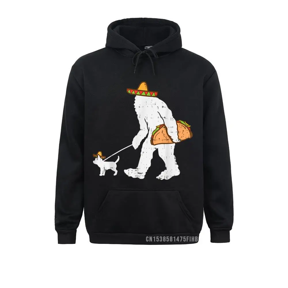 

Bigfoot Sasquatch Taco Chihuahua Funny Cinco De Mayo Mexican Retro Custom Hoodies Thanksgiving Day Sweatshirts For Men