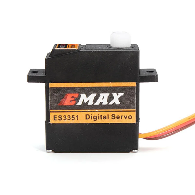 4 ชิ้น/ล็อต Emax ES3301 ES3351 ES3302 ES3352 9 มม.4.8 V-6 V Analog/ดิจิตอล Servo เกียร์โลหะสําหรับ RC Glider Rc เครื่องบิน Rc Drone