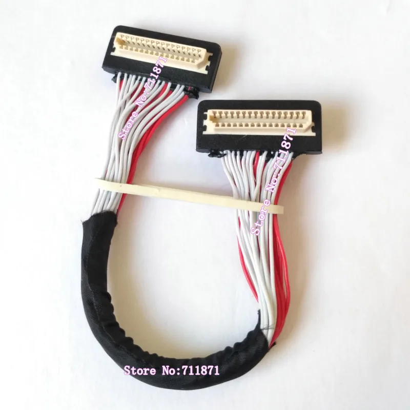 Short 31Pin DF9 Female to Female Screen Cable Line 1.0 Pitch DF9 31S 31P Female to 31Pin DF9 Female Line Cable 31P to 31Pin DF9