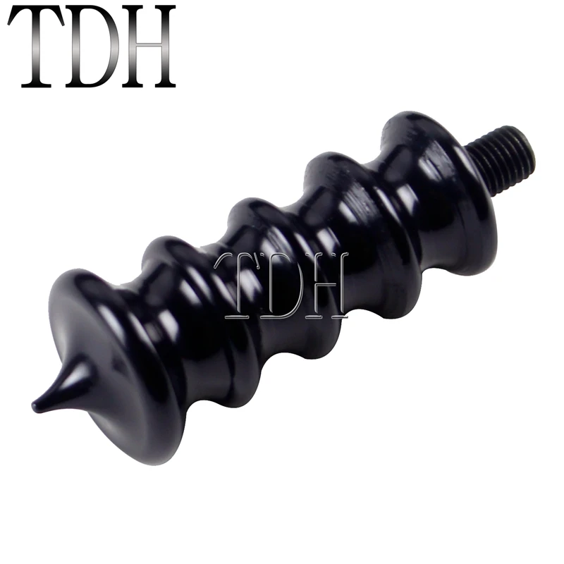 Aluminum Black Shifter Peg Ribbed Toe Shift Peg for Harley Sportster XL883 XL 883 Dyna Cafe Racer Chopper Foot Peg Footrest