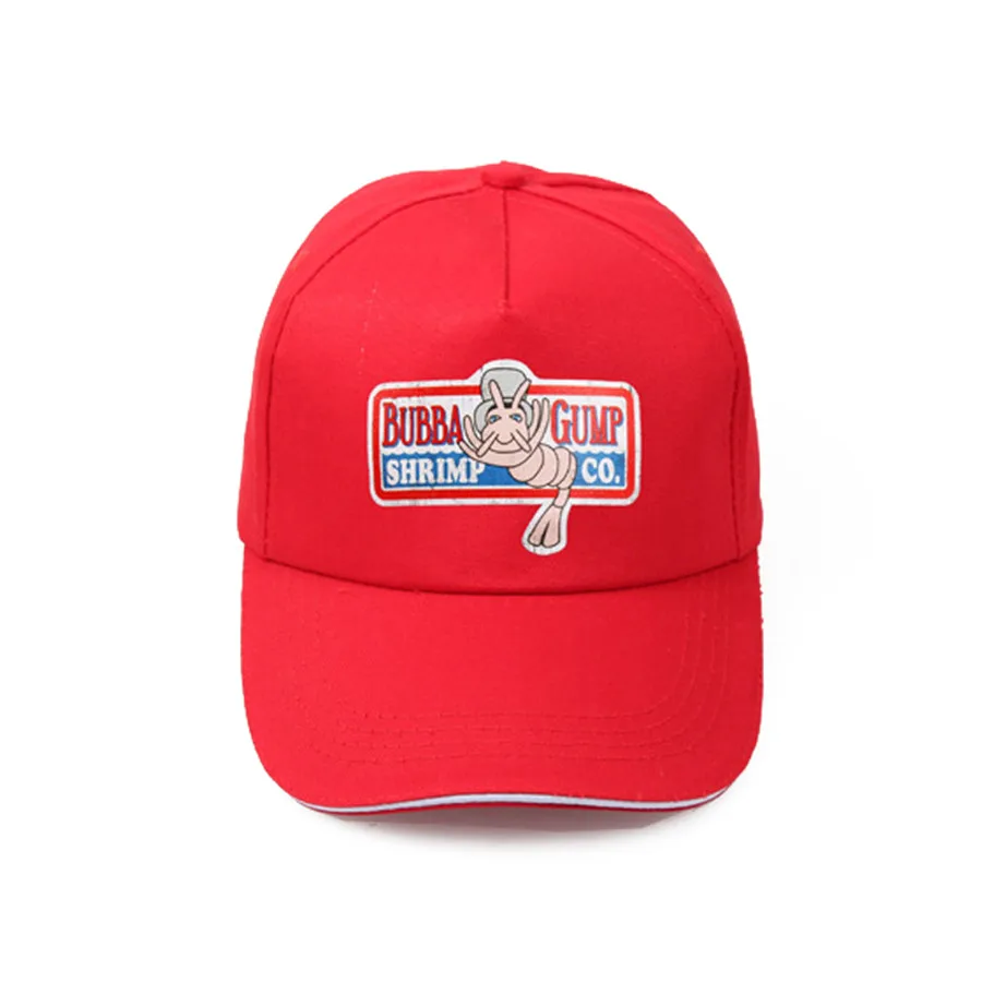 Men Women 1994 Bubba Gump Shrimp CO. Baseball Hat Forrest Gump Costume Cosplay Adjustable Snapback Cap Summer Hats