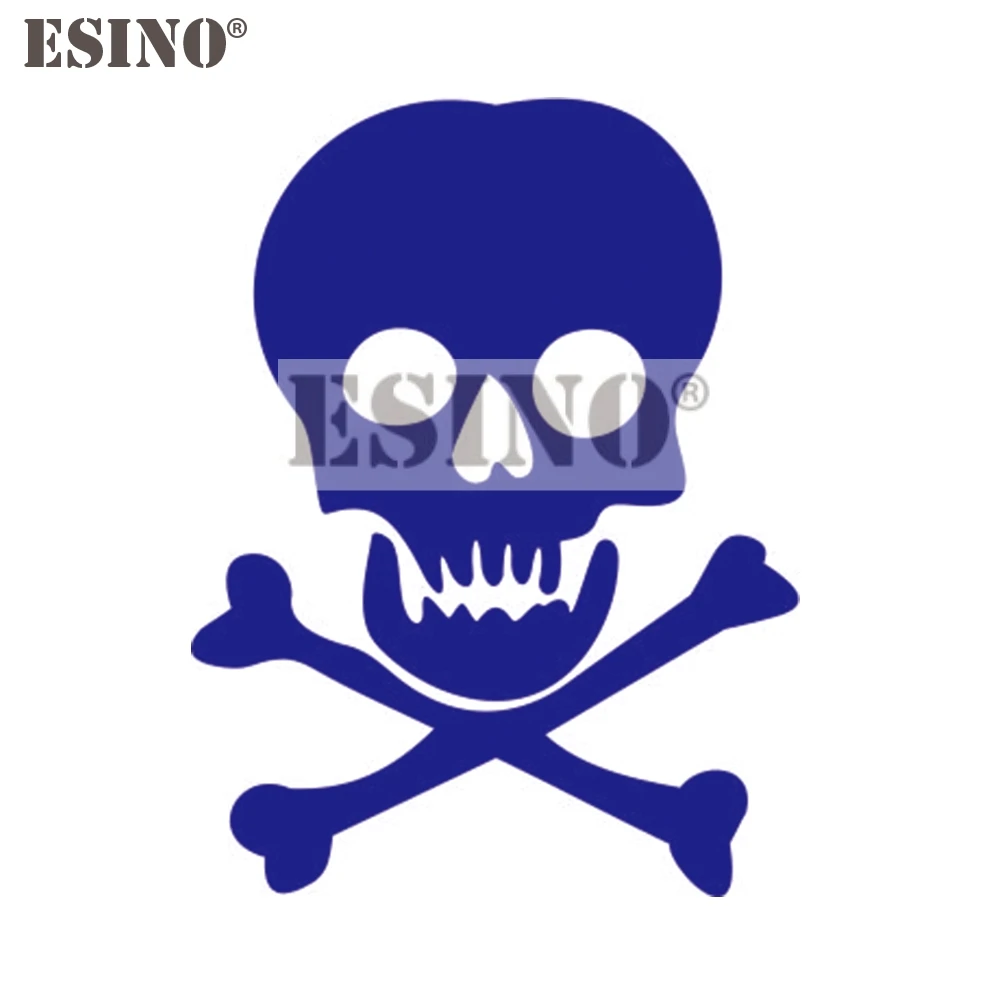 Car Styling Funny Skull Car Creative decorativo Auto decalcomania Cartoon Car Sticker PVC 3D Carving Body Decal Pattern Vinyl