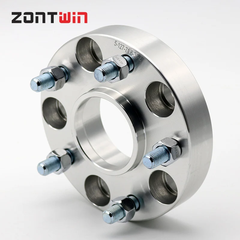2개 15/20/25/30mm PCD 5x120 CB 67.1/66.9mm 휠 스페이서 어댑터 5홀 쉐보레 카마로 뷰익 유니버설 자동차용 M14xP1.5 썸네일 2