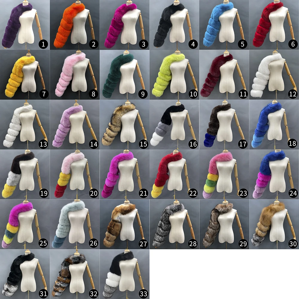 แขนเสื้อขนสุนัขจิ้งจอกแท้ JANEFUR รุ่นใหม่ทันสมัย สำหรับผู้หญิง ฤดูหนาว อุ่นสบาย แฟชั่นหรูหรา เสื้อโค้ทขนสัตว์ สีรุ้ง ผลิตตามสั่ง ขายส่ง แขนเสื้อขนสัตว์เดี่ยว