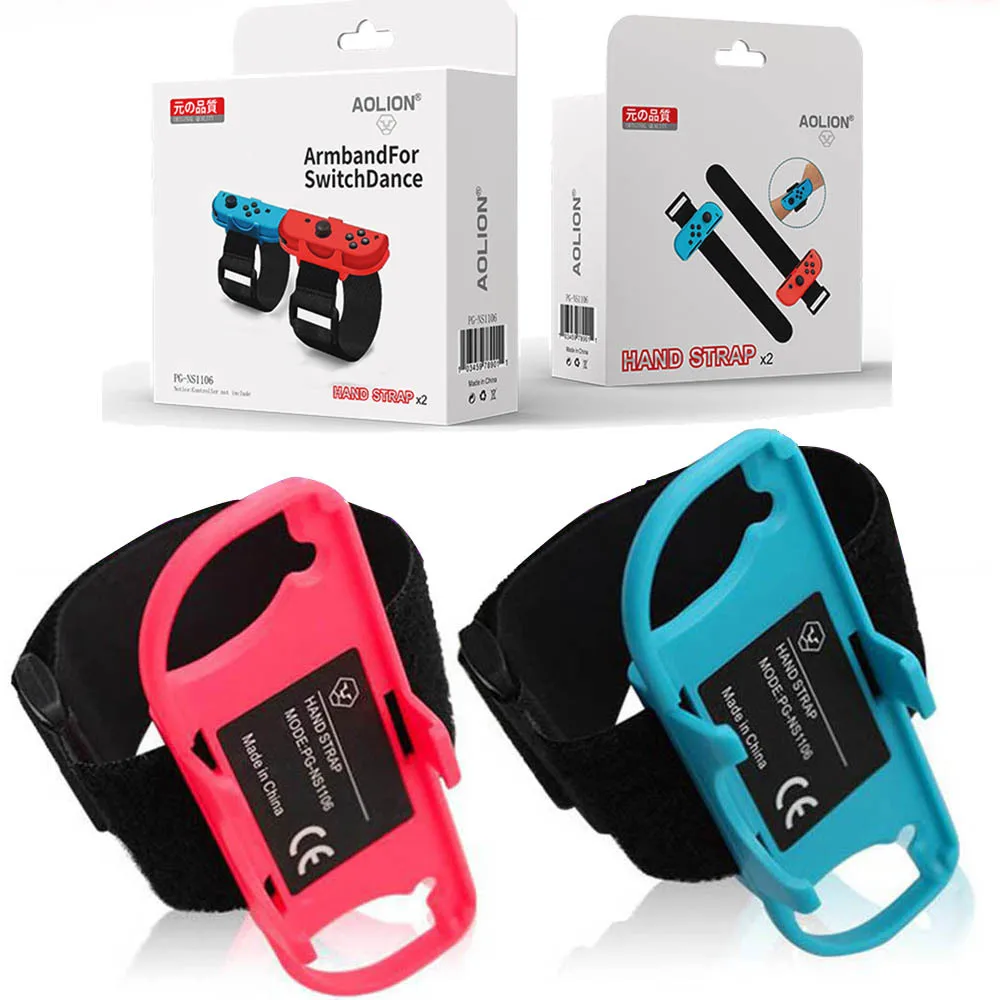 1 Pair Dance Band Adjustable JoyCon Controller Elastic Dance Wrist Band Fit Hand Strap Wristband For Nintendo Nintend Switch