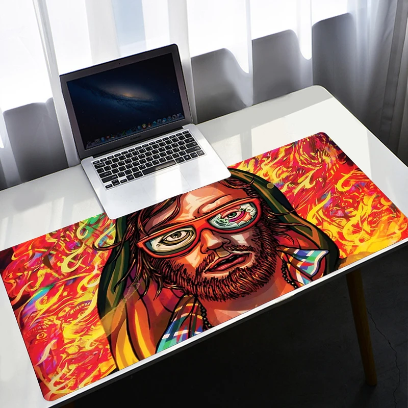 Hotline Miami Design Mouse Pad เกม Mousepad Big ความเร็วคอมพิวเตอร์อุปกรณ์เสริมยาง Mousemat 300มม.X 800มม.สำหรับ Pc gamer Mausepad