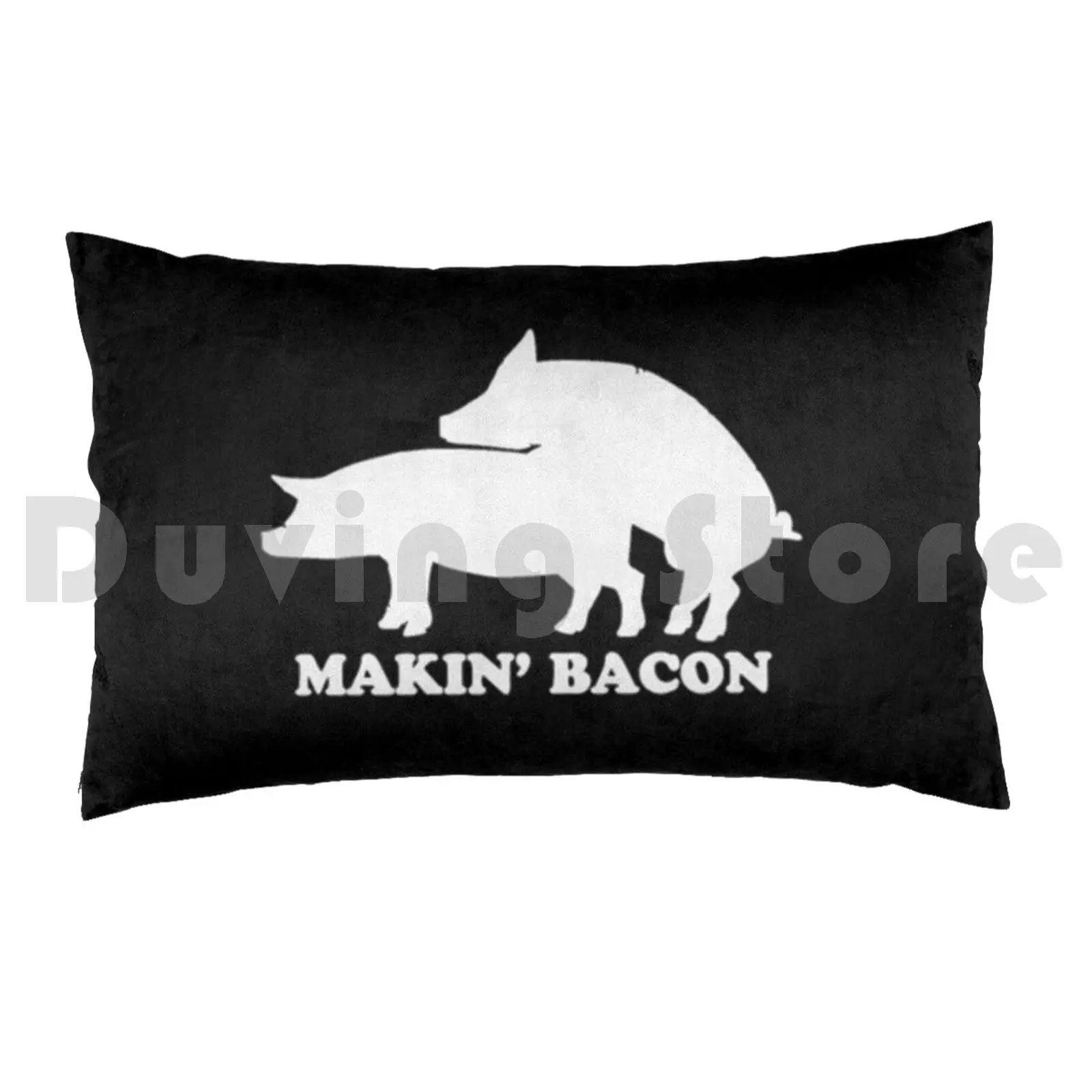 Making BaconPillow case Making Bacon Makin Bacon Pigs Pork Sex Funny Funny Pigs Piggy Pig Pig