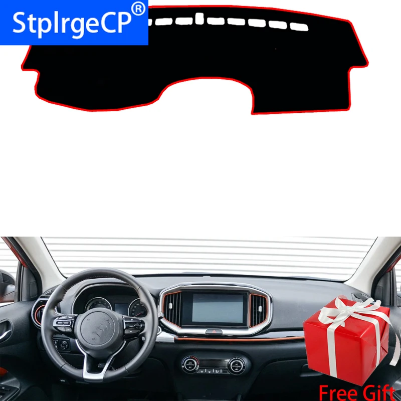 

For kia KX1 2019 Car Styling Dash Mat Dashmat Dashboard Sticker Cover Sun Shade Dash Board Cover Carpet