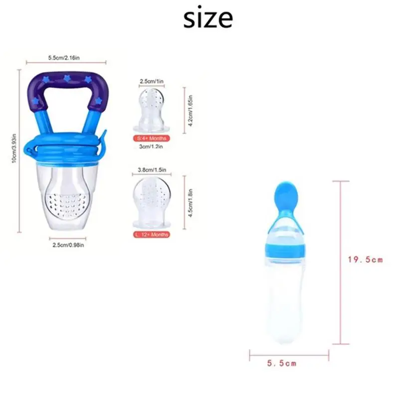 Squeeze Spoon Feeder Toddler Baby Silicone Rice Cereal Bottle Feeding Accessories Utensils For Newborn Cutlery Bottle Child