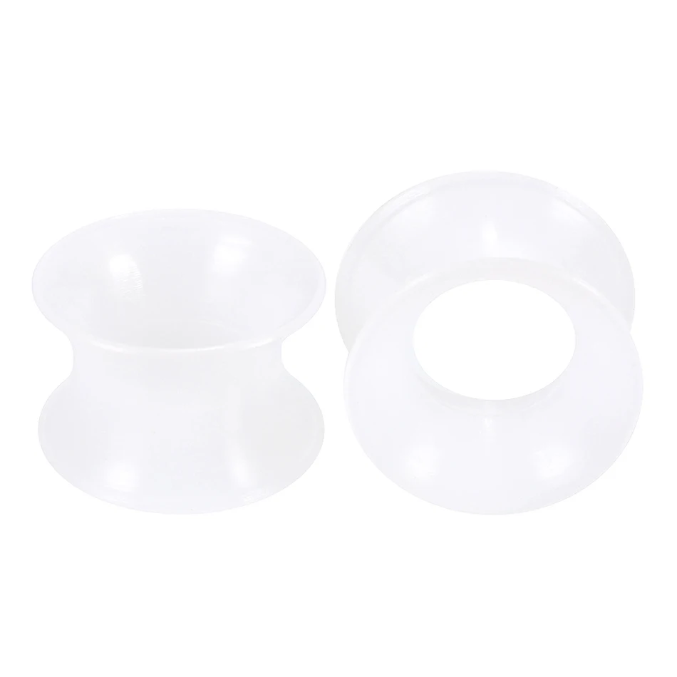 2 Teile/los 3-16MM Flexible Silikon Ohrstöpsel und Tunnel Ohr Piercings Earlets Ohr Bahren Expander Ohr Dilatationen körper Schmuck