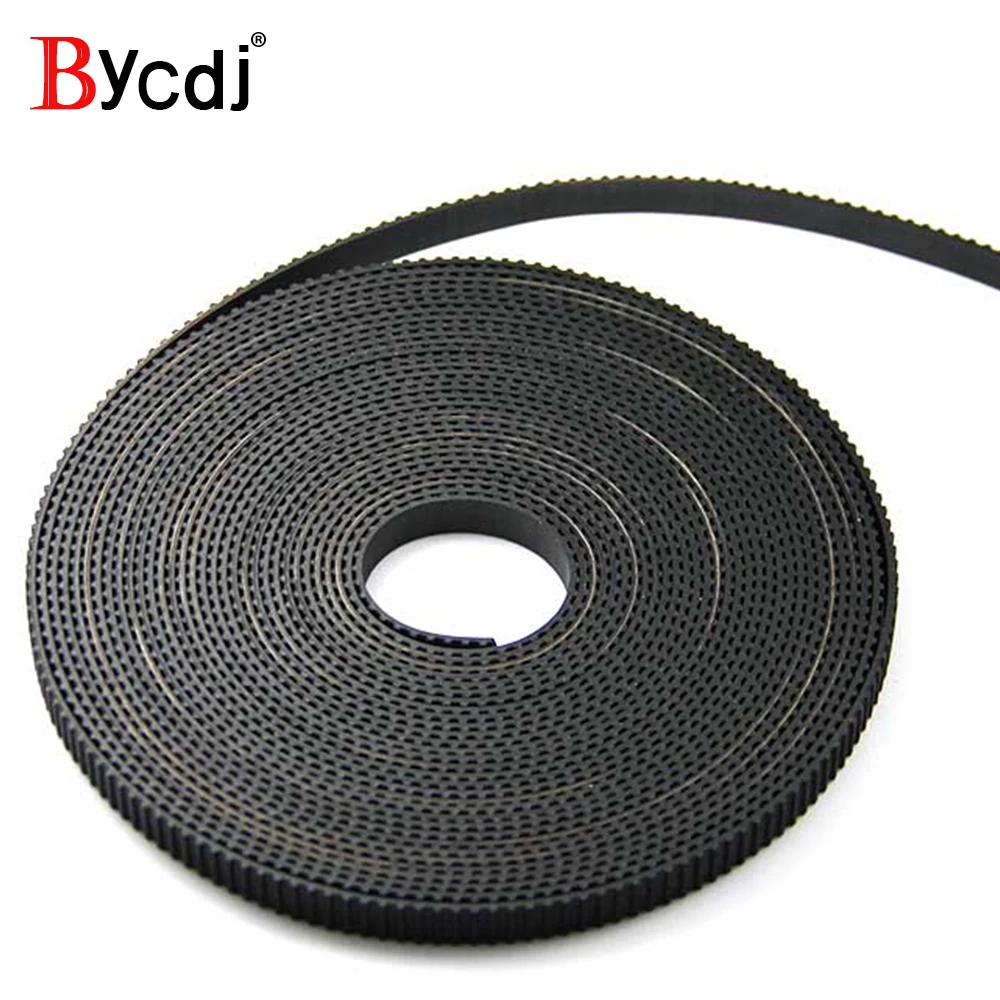 GT2 timing belt wide 6mm Rubber 2GT-6/2GT-9mm Small Backlash for 3d printer RepRap Mendel CNC 2GT belt pulley High Quality