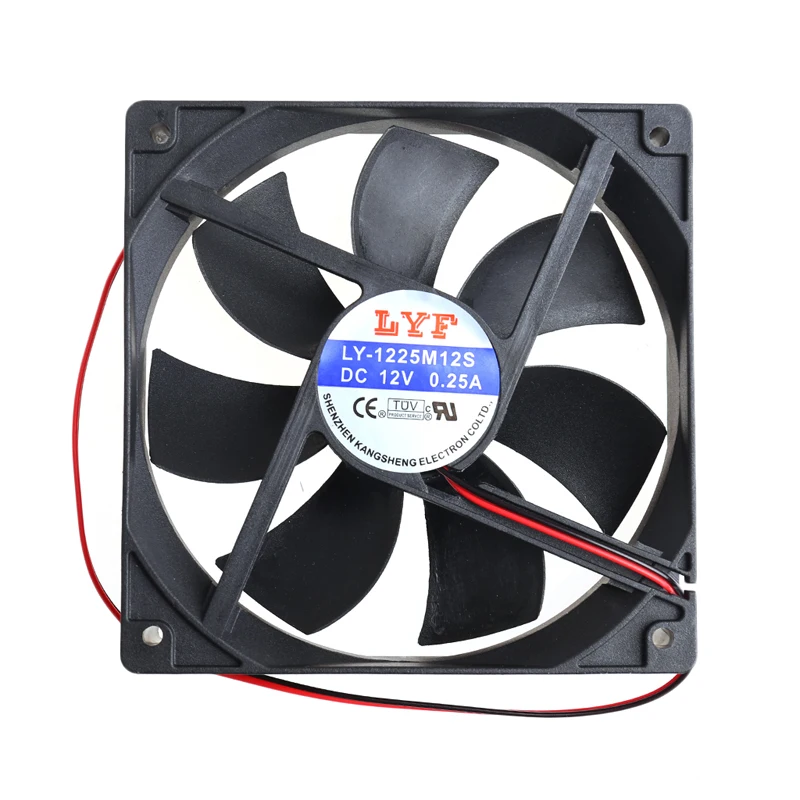 12cm High 12V 2Pin PC Case System Hydraulic Cooling Fan 12025