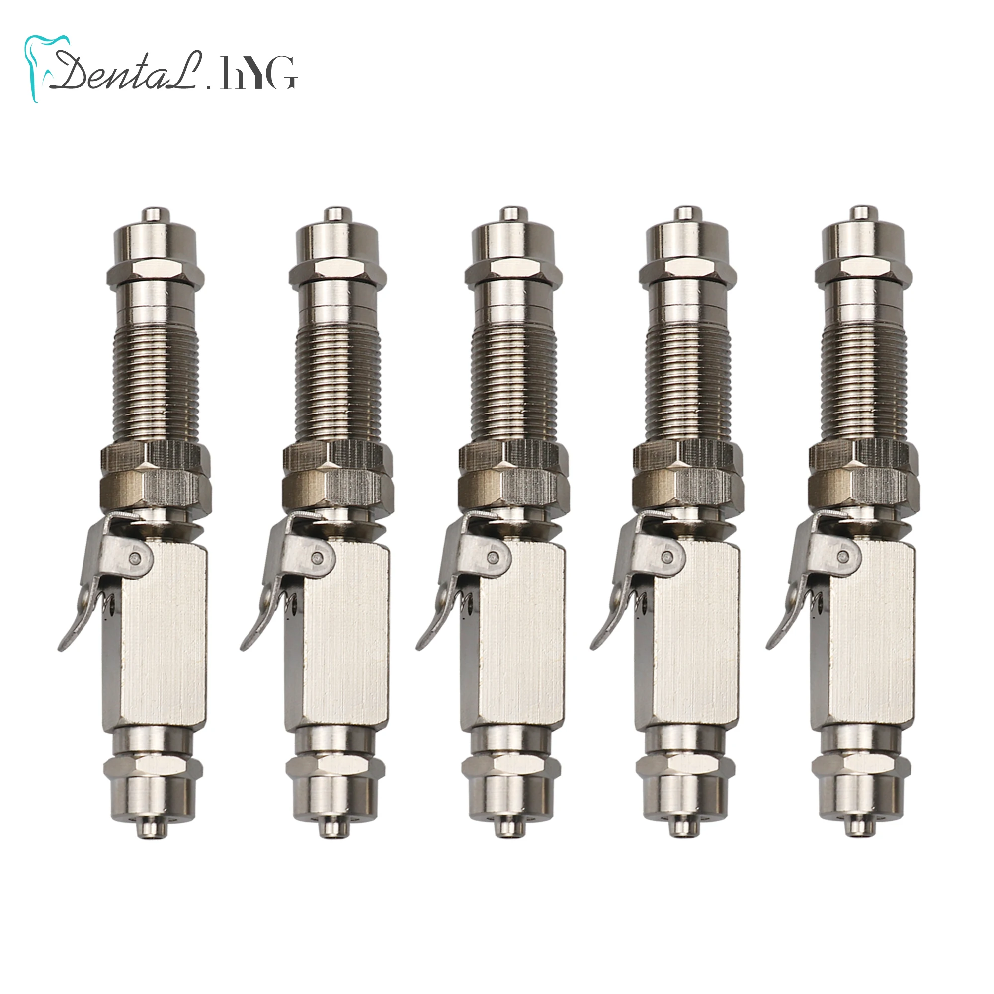 5Pcs Stainless steel Dental Air Water Quick Connector For Dental Ultrasonic Scaler EMS Woodpecker