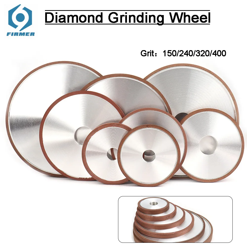 

100mm Parallel Diamond Grinding Wheel Grinding Circle for Tungsten Steel Milling Cutter Tool 4 inch Grit 150-400 thickness 12mm