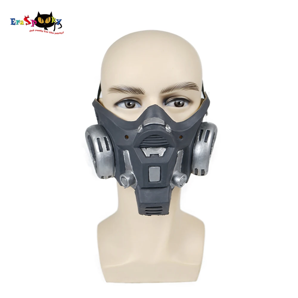 Eraspooky steampunk gas maske cosplay prop halloween kostüm für erwachsene männer latex masken