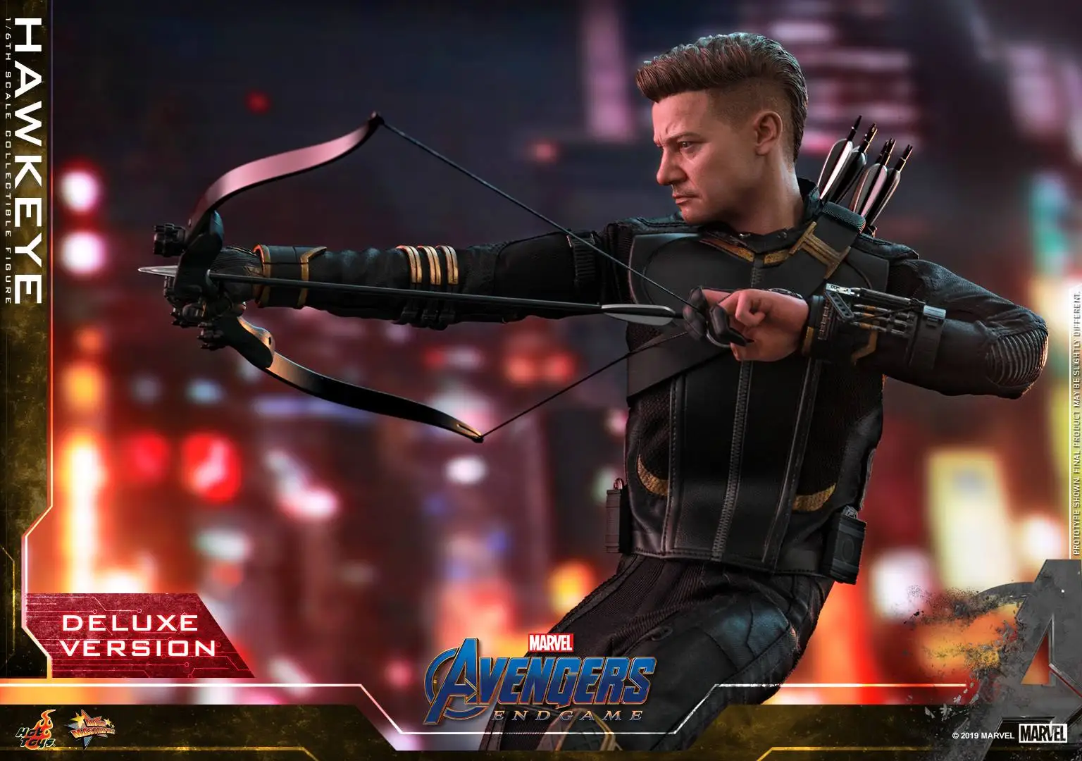 Gorące zabawki MMS532 Endgame Hawkeye 4.0 Jeremy Renner 1/6 rysunek Deluxe