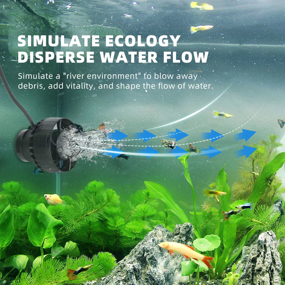 Imagem -02 - Jebao Aquarium Water Pump Filter Fountain Jecod Série Slw Fish Tank Garden Aquários Acessórios 24v 5w 10w 20w 30w