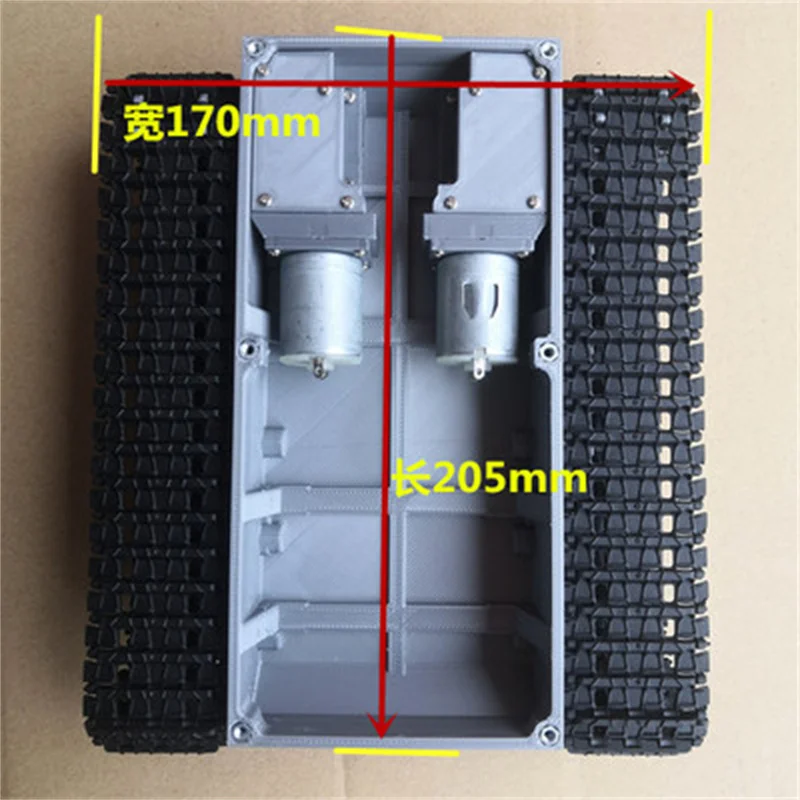 3d Printing Production Of The Upgrade Parts Of The Diy Smart Car Made By The Caterpillar Tank Chassis Damping Suspension