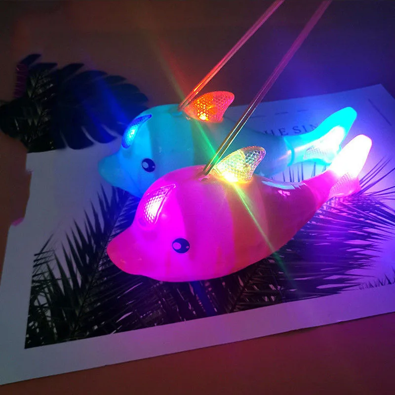 Brinquedos animais elétricos puxar corda luminosa peixe com luz música em movimento com tração corda balanço peixes animais brinquedos do bebê crianças presentes