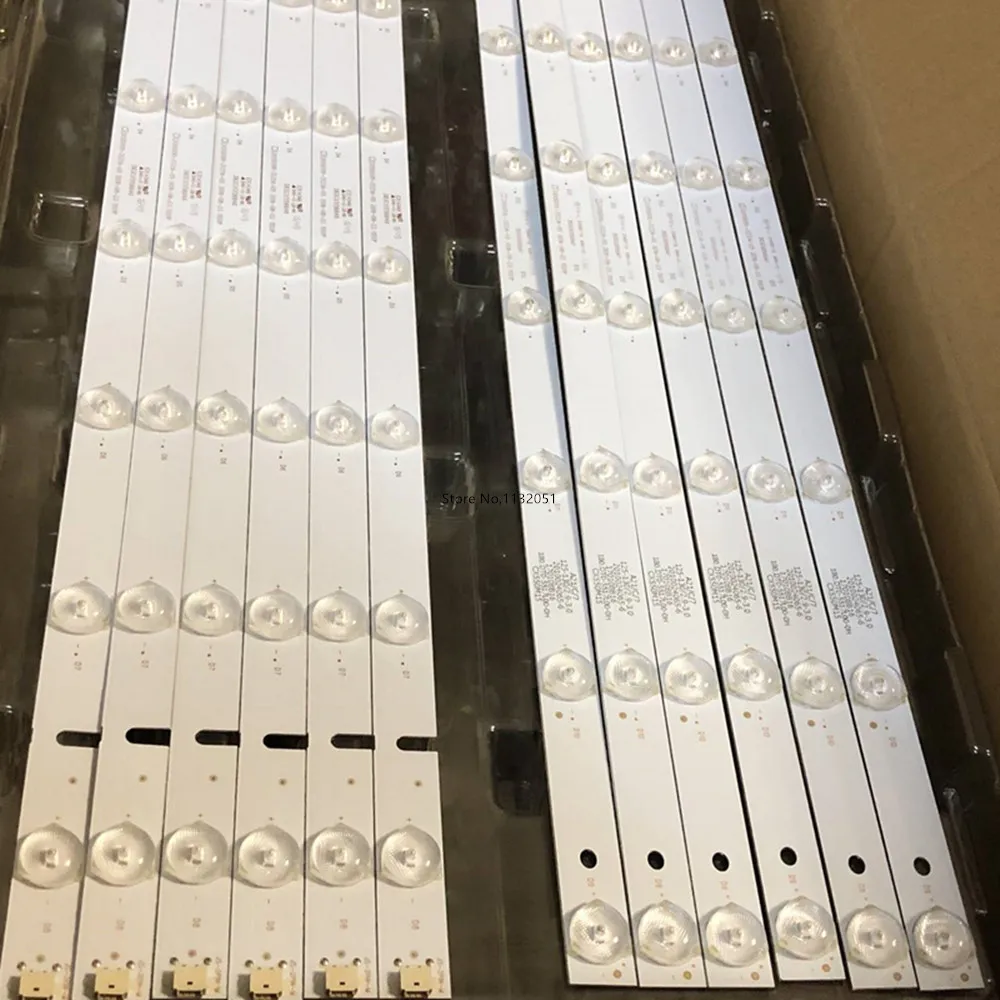 12Pcs LED Lampu Latar Strip untuk 55 "Tv CX55D15L-ZC21A-05 CX55D15R-ZC21A-05 303CX550048 YS-L