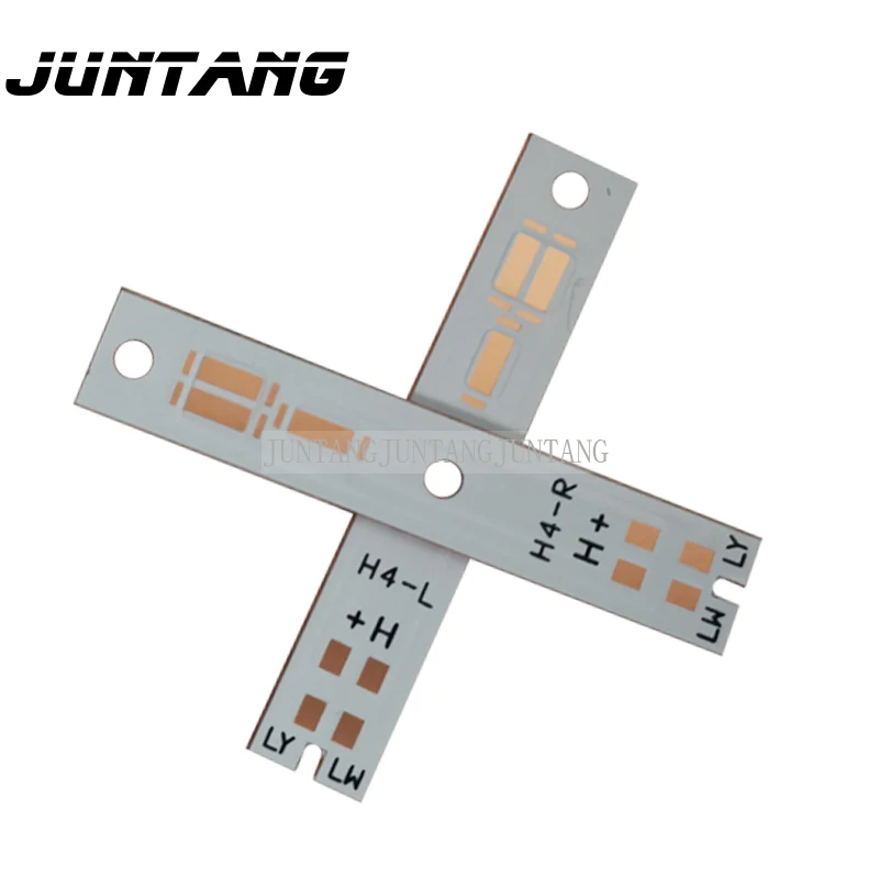 10pcs1860 H4 three-color copper substrate LED PCB LED copper substrate LED circuit board thermoelectric separation