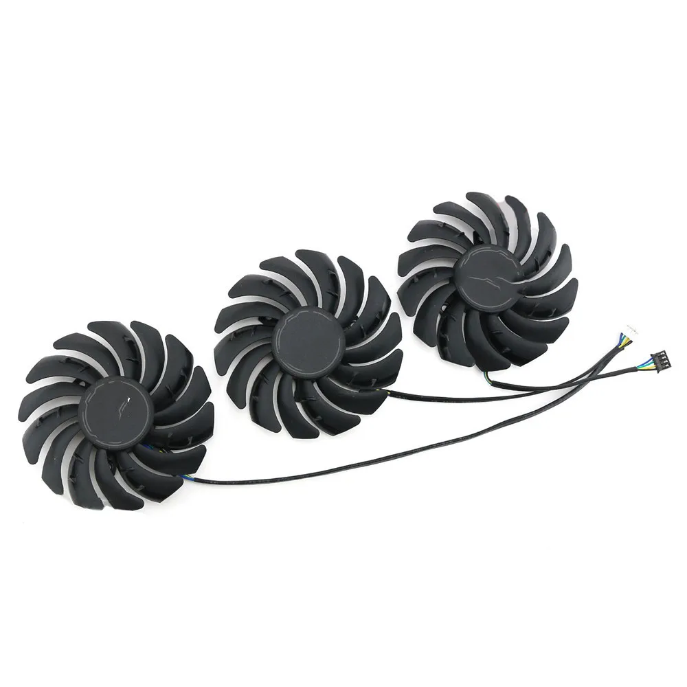 ل MSI RX6800XT 6900XT الألعاب الثلاثي الملحقات الأصلي مروحة التبريد بطاقة جرافيكس استبدال بطاقة الفيديو برودة مروحة