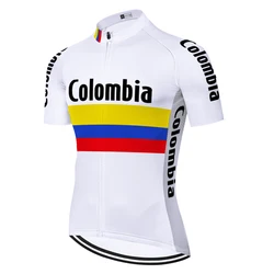 2023 Colombia Cycling Jersey Wielren Kleding Heren Cycling 져지 Jersey Ciclismo サイクルウェア Mallot Ciclismo Hombre Verano 자전거의류