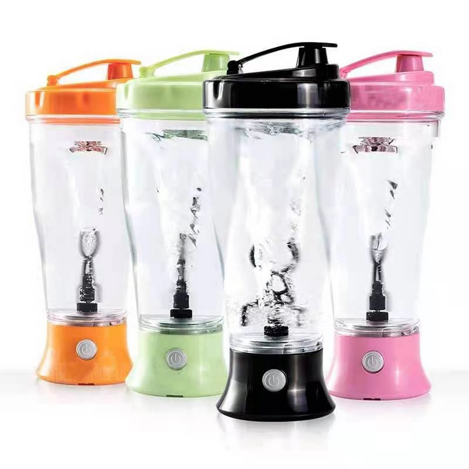 Electric Protein Shaker Mixing Cup Auto Agitação Automática Misturador De Garrafa De Água Um Botão Interruptor Drinkware para Fitness Gym 350ML