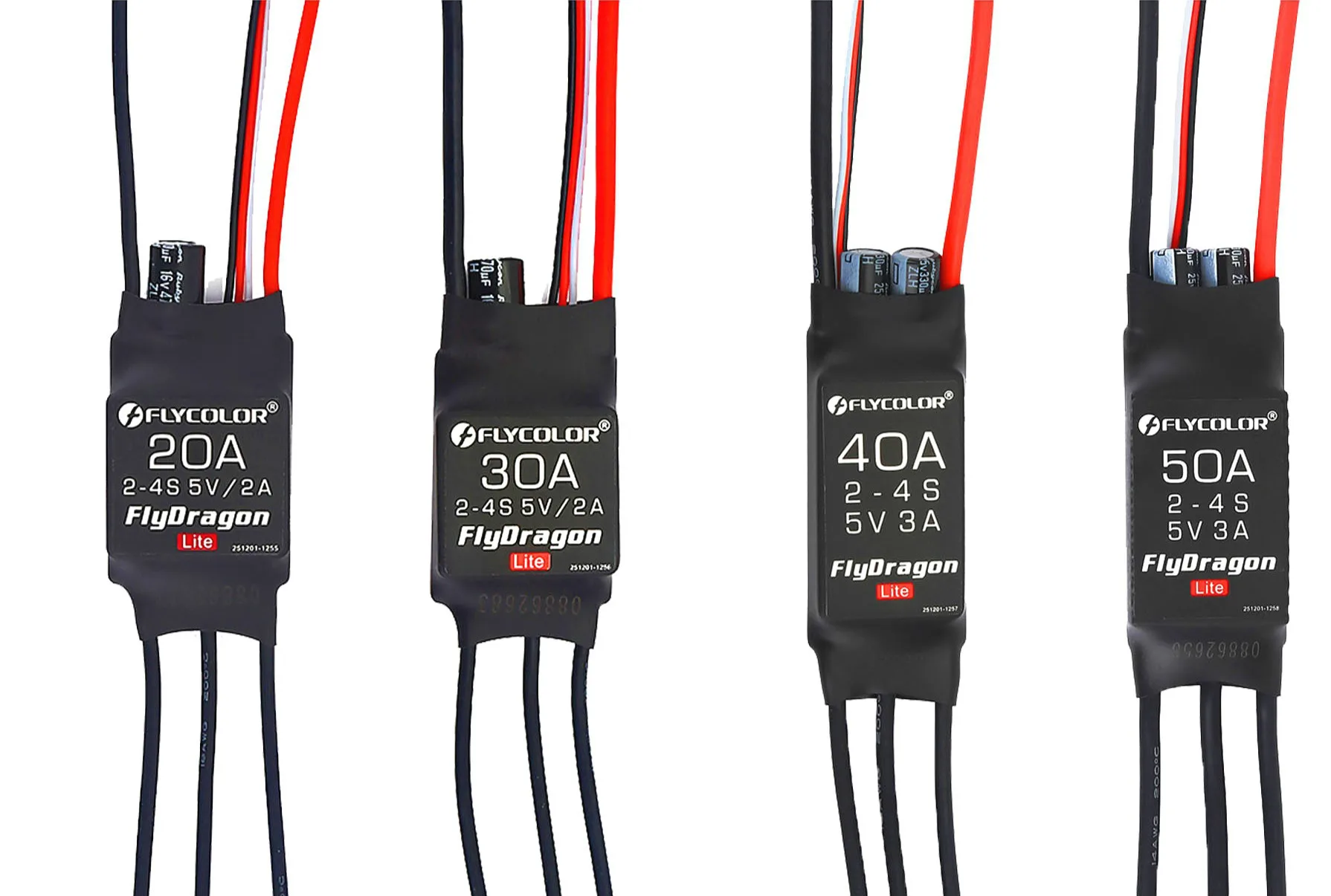 

2-4S 20A/30A/40A/50A Brushless ESC Electric Speed Controller For RC Drone Airplane