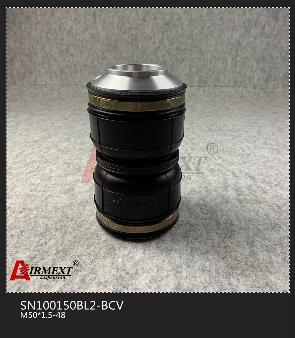 

SN100150BL2-KS1 /Fit KSPORT shocks Thread M50*2-48) /Air suspension Double convolute rubber airspring/airbag shock absorber