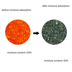 Gel di silice arancione essiccante che indica Gel di silice di alta qualità