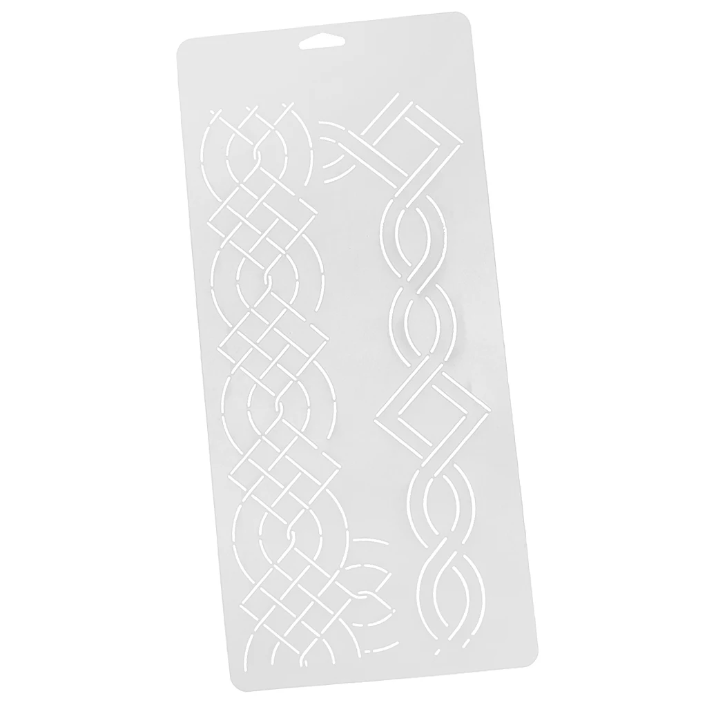 Drawing Template Stencil For Quilting Embroidery Patchwork Sewing #7