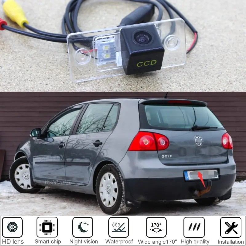 For Volkswagen VW Golf 4 IV 5 V Variant Estate / Golf Plus / Bora Variant 1J 1K HD Night Vision CCD Reverse Backup Rear Camera