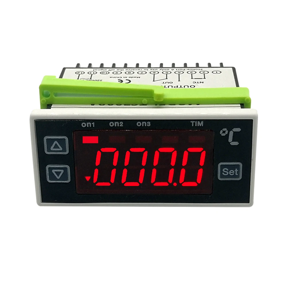 Thermostat TC7028D 220V Refrigerator freezer temperature controller warm cooling two function option alarm output