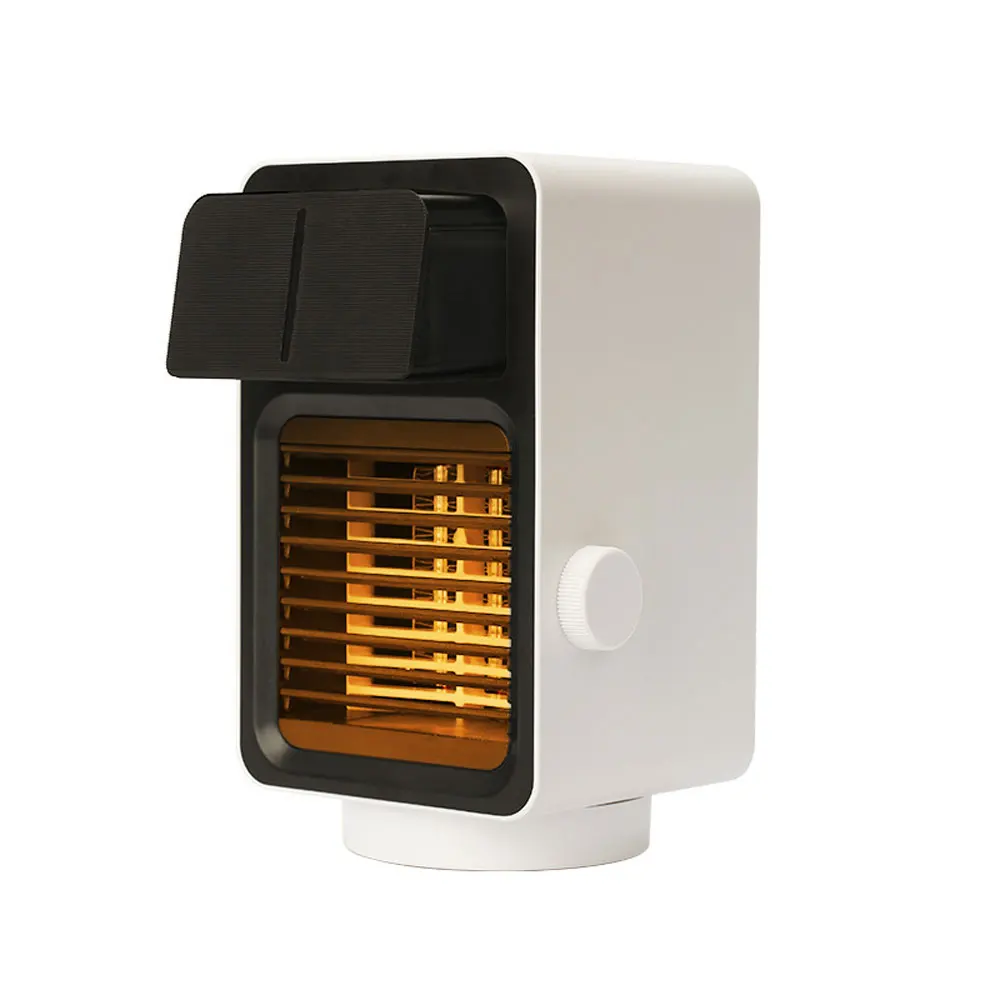 Three-speed electric heater, shaking head, humidifying heater, small desktop heater, household quick-heat heater