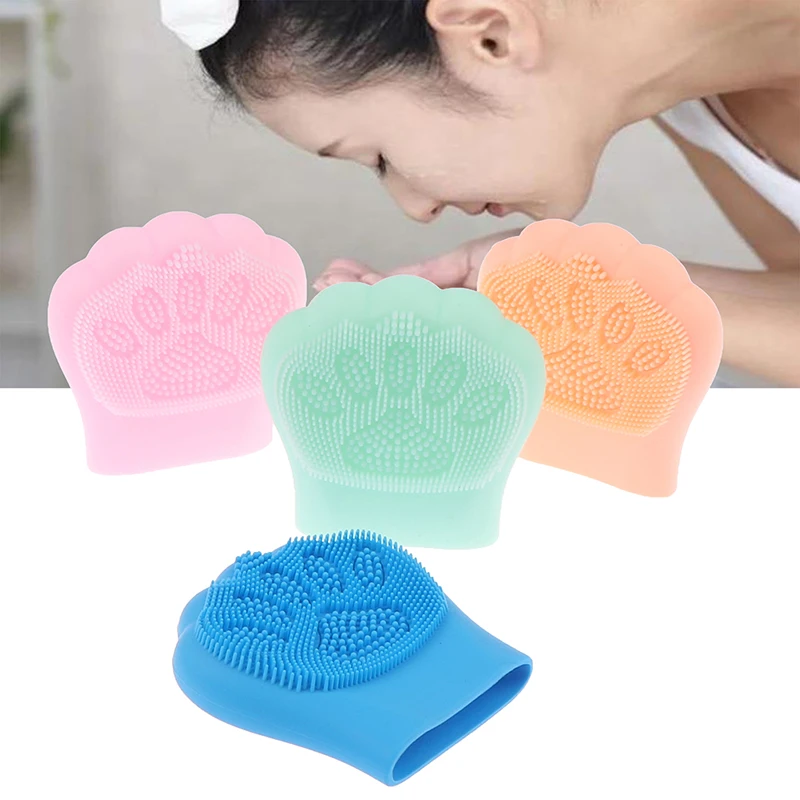 Bath Brushes Massage Wash Pad Silicone Exfoliating Blackhead Facial Clean Brush Shower Bath Facial Cleanser