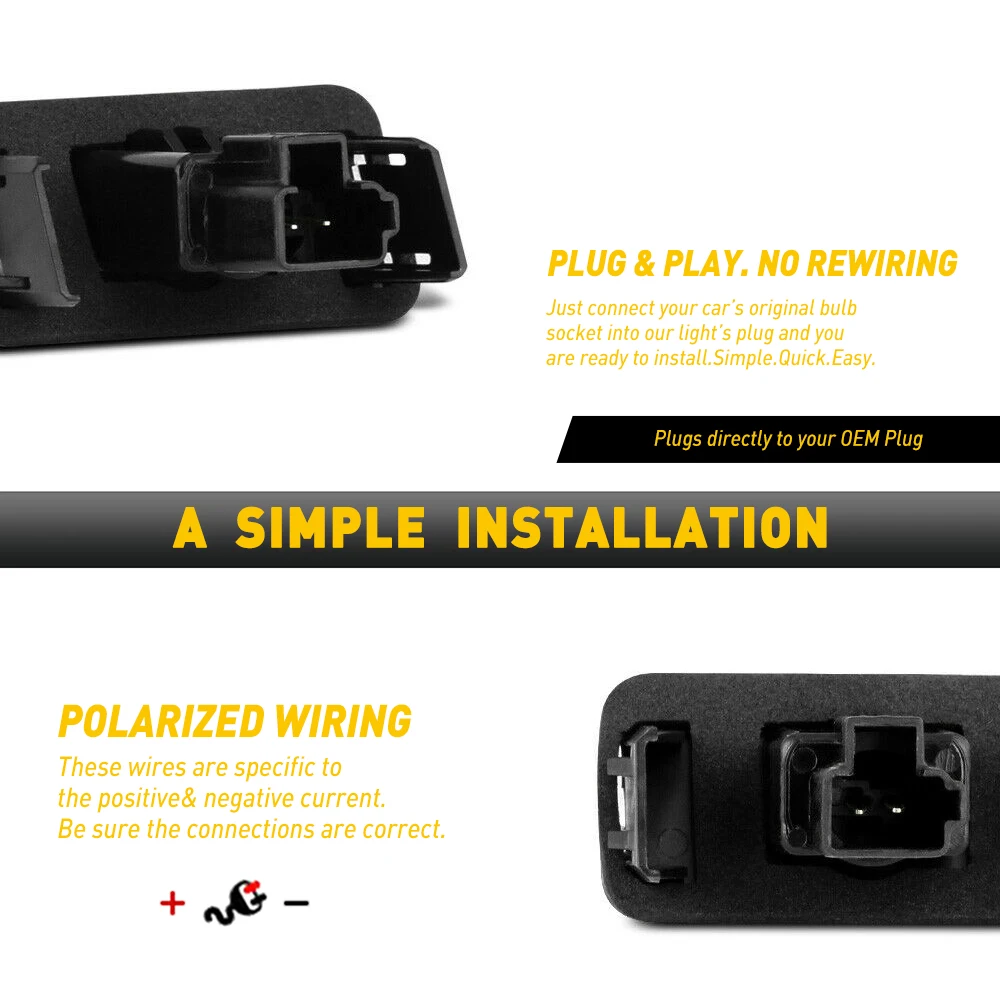 2Pcs Canbus LED Number License Plate Light for Toyota Camry 2017 2016 2015 2014 2013 2012 2011 2010 2009 2008 2007 2006-2002 view 6