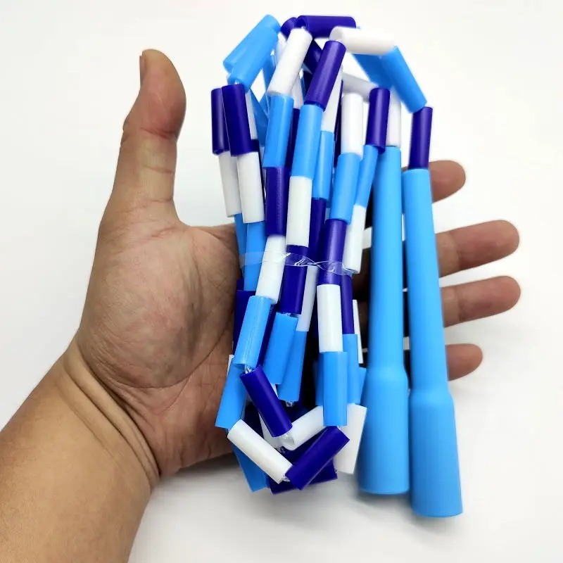 STRAIGHT HARD BEAD BEADED JUMP SKIPPING ROPE COLORFUL SKILL FREESTYLE FITNESS CROSSFIT