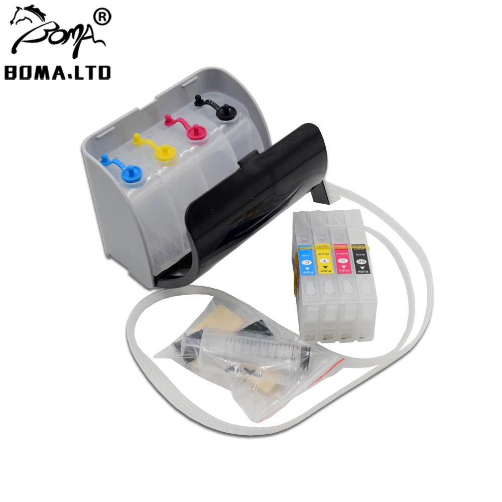 812 812XL T812 Bulk Ink Ciss System For Epson Workforce Pro WF-7820 WF-7840 WF-7830 WF-7845 WF-7310 Printer Without Chip